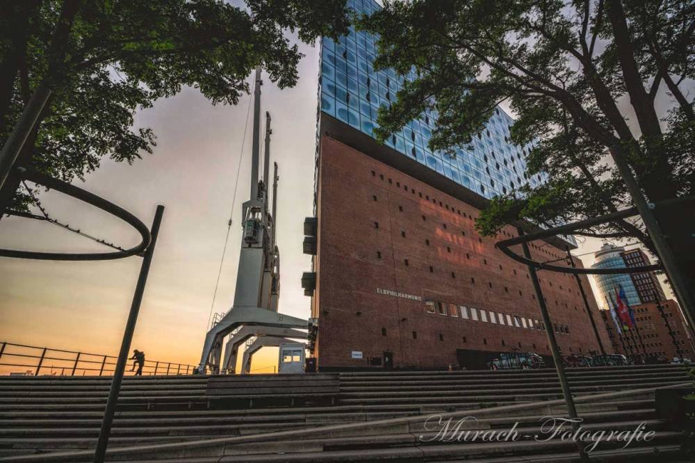 stufen-vor-der-elphi-im-sonnenuntergang-murach-fotografie